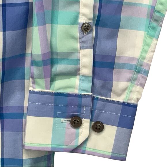 Made by Cam Newton Button Up Shirt Men's Size S Multicolor Plaid Modern Fit NWT - Picture 7 of 9